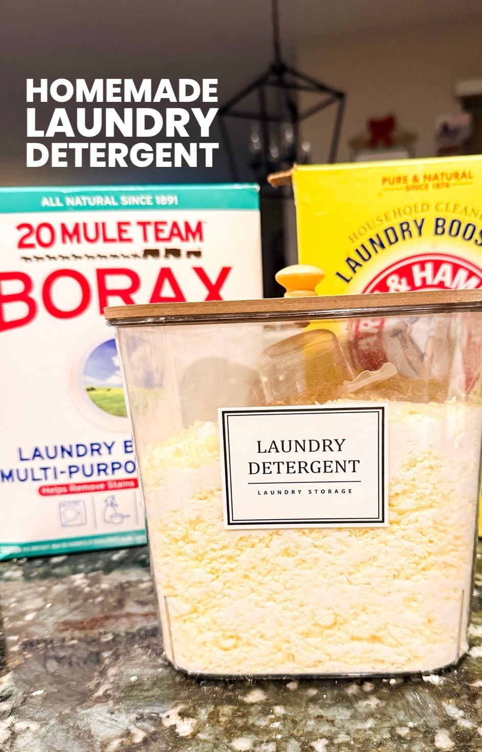 Homemade Laundry Detergent 🧺✨

Making my own laundry detergent with just a few simple ingredients:
• 2 cups washing soda
• 2 cups borax
• 2 bars Fels-Naptha soap, grated

Mix everything together and you’re set 🙌
Use 1–2 tablespoons for a regular load
or 2–3 tablespoons for heavy/extra-dirty loads.

Optional: add a few drops of essential oils for a fresh scent 🌿

Easy, budget-friendly, and lasts forever.


#HomemadeLaundryDetergent #DIYCleaning #DIYDetergent #CleanLiving 