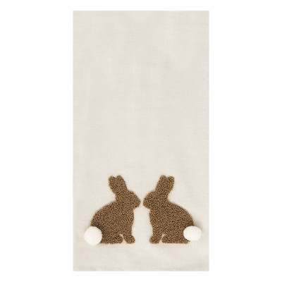 C&F Home Nature Easter Bunny Rabbit w/ Tufted Tail Spring Kitchen Dishtowel | Target
