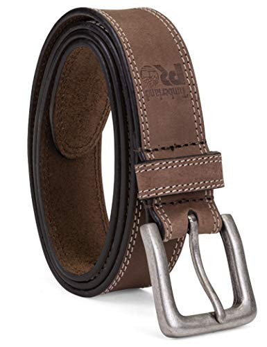 Timberland PRO Men's 38mm Boot Leather Belt, Brown, 42 | Amazon (US)