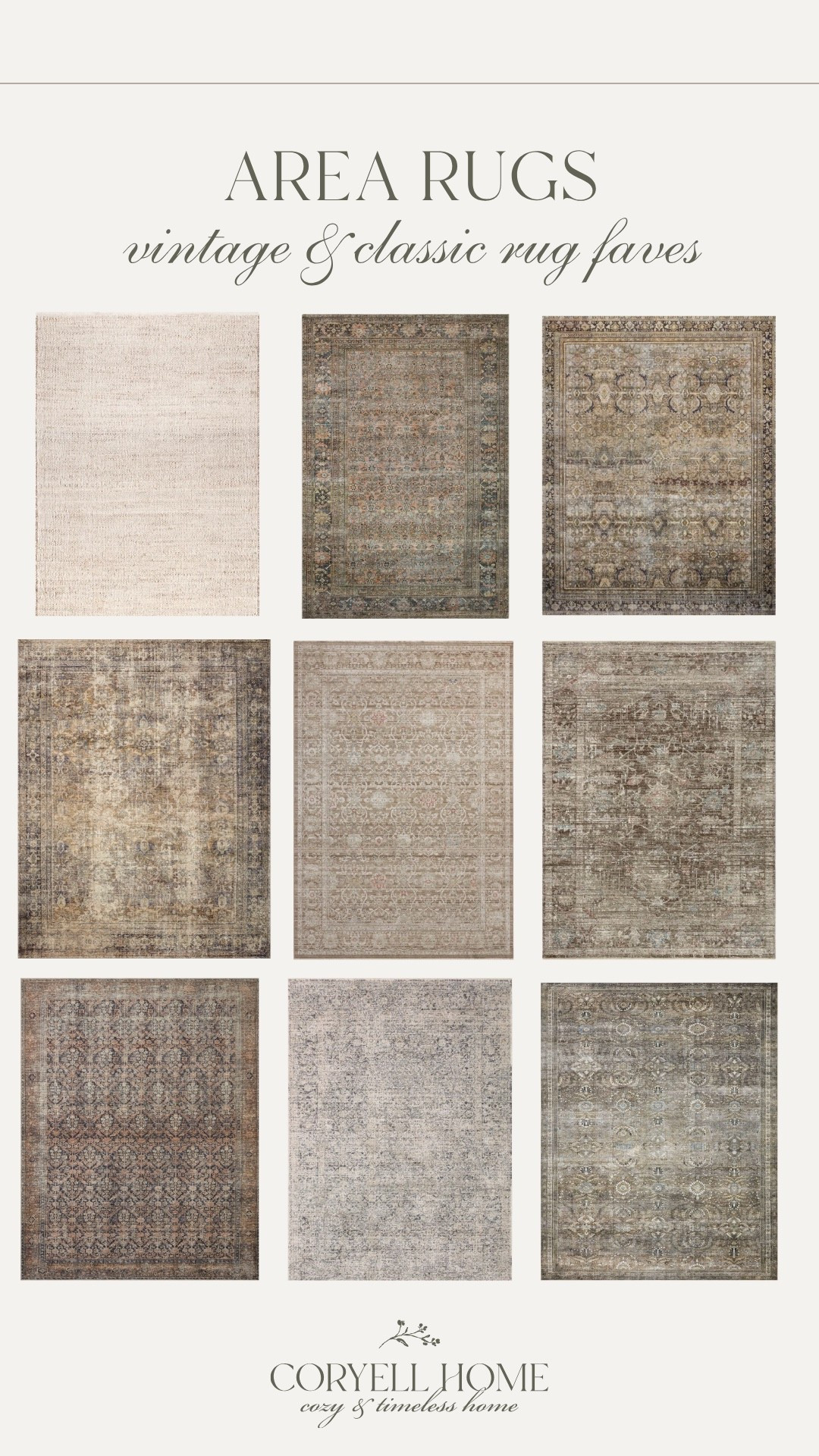 Area rugs I recommend to others! I’ll probably always be a lover of vintage style rugs especially low pile easy to clean types! The colors in these are so pretty! 😍

#LTKHome
