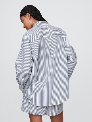 Organic Cotton Poplin Big Shirt | Gap (US)