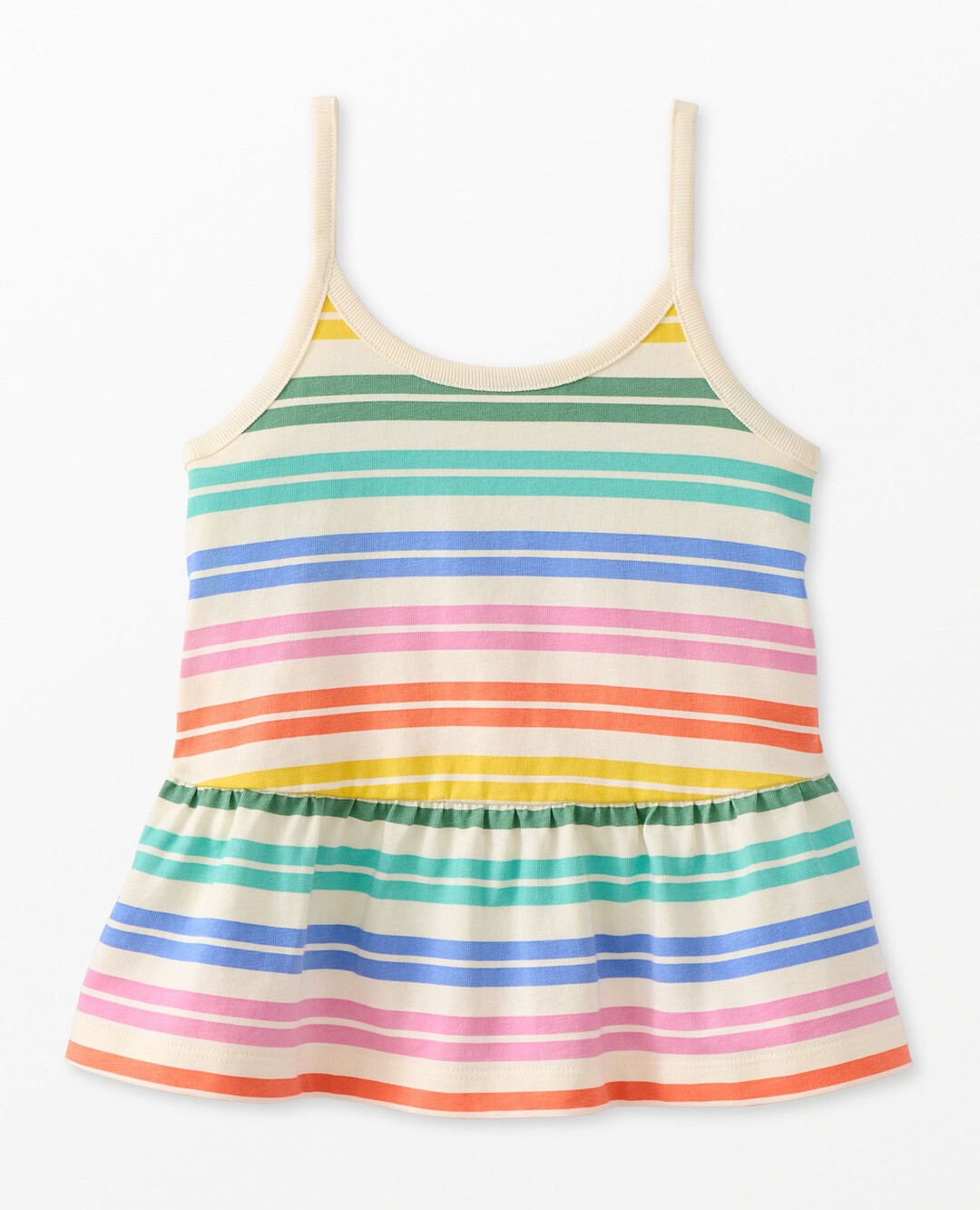 Print Peplum Tank Top | Hanna Andersson
