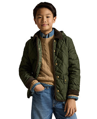 Boys' 8-20 Hooded Barn Jacket | Macy's