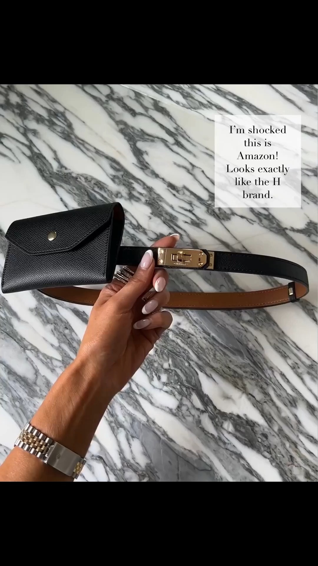 Amazon fall finds that look designer 
Hermes inspired belt and bag

#LTKSeasonal #LTKOver40 #LTKmomlife