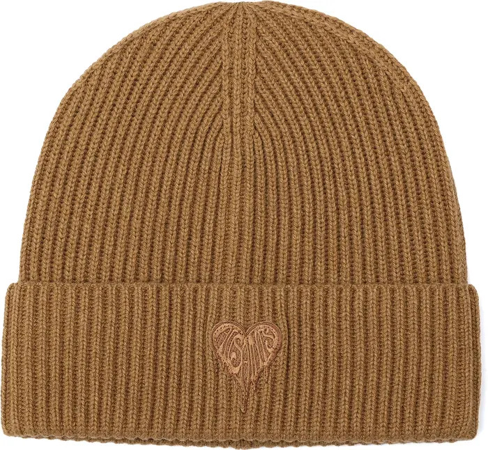 Heart Logo Rib Beanie | Nordstrom