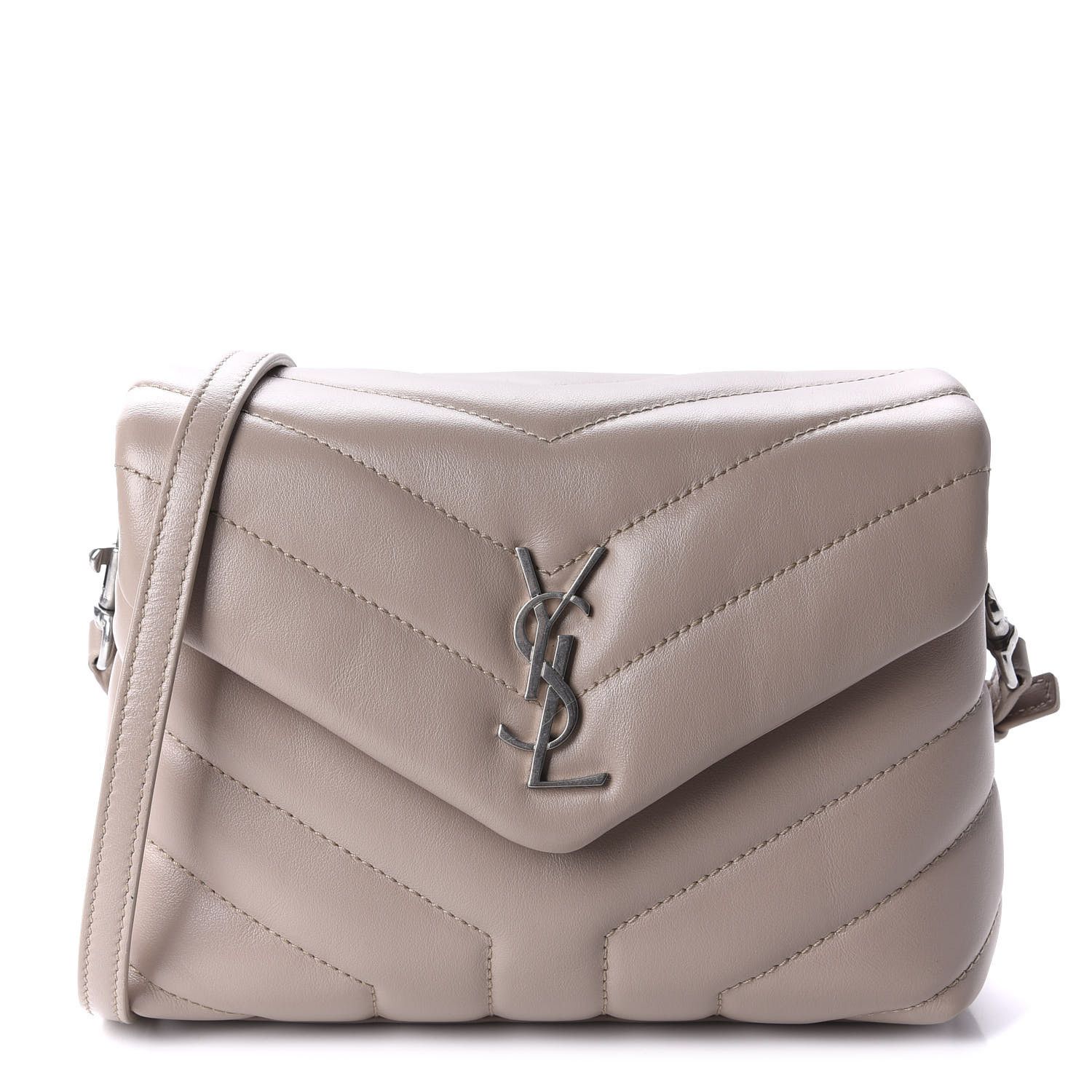 YVES SAINT LAURENT

Calfskin Y Quilted Monogram Toy Loulou Crossbody Bag Light Natural | Fashionphile