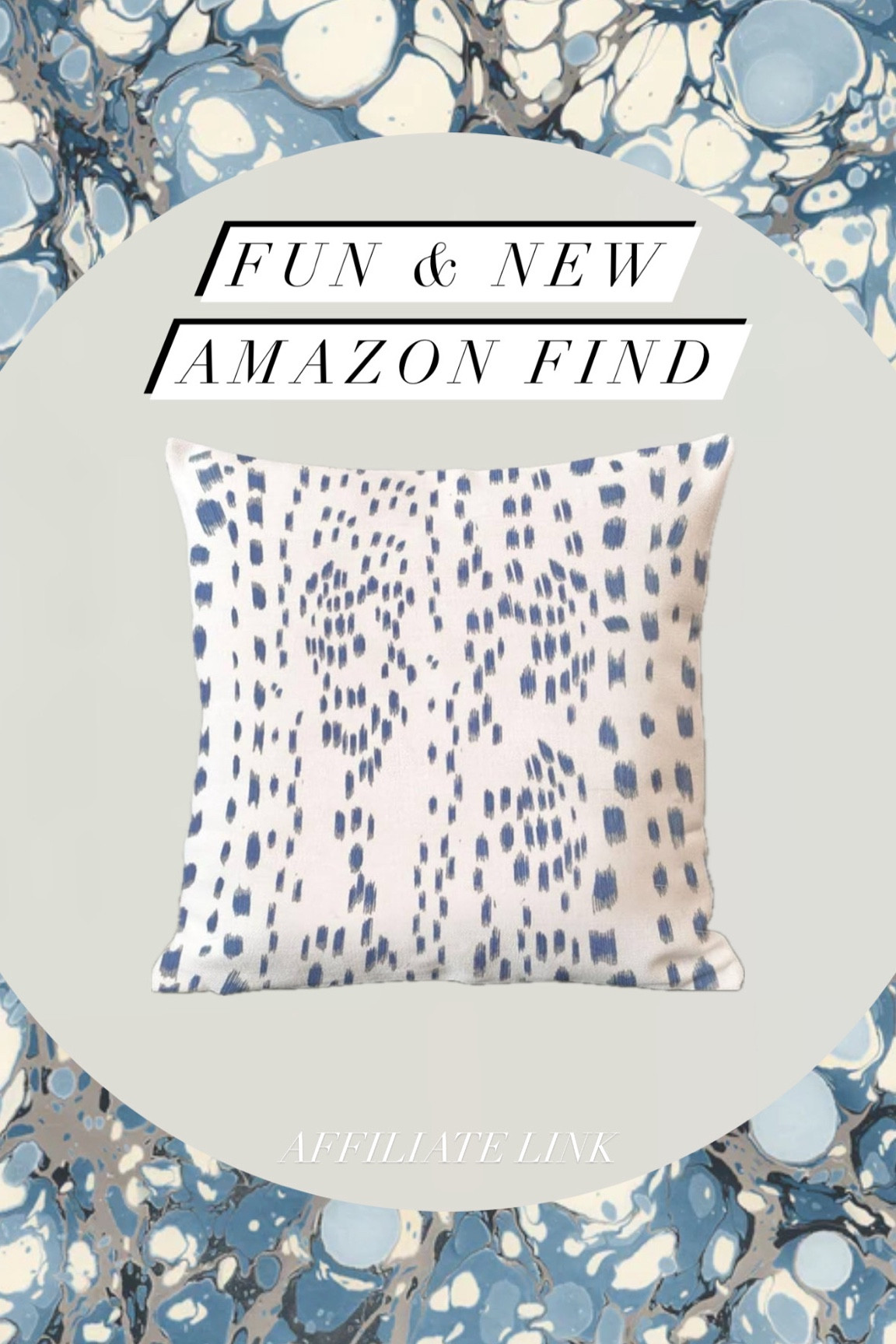 Blue & white Le Touches vibes for $9 on amazon!

#LTKHome #LTKFindsUnder50 #LTKSaleAlert