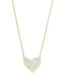 Kendra Scott Ari Heart Adjustable Length Pendant Necklace for Women, Fashion Jewelry, 14k Gold-Plate | Amazon (US)