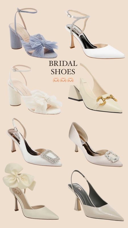 Shoes for bride, wedding day, bridal style, bridal shoes, white heels, something blue

#LTKstyletip #LTKshoecrush #LTKwedding