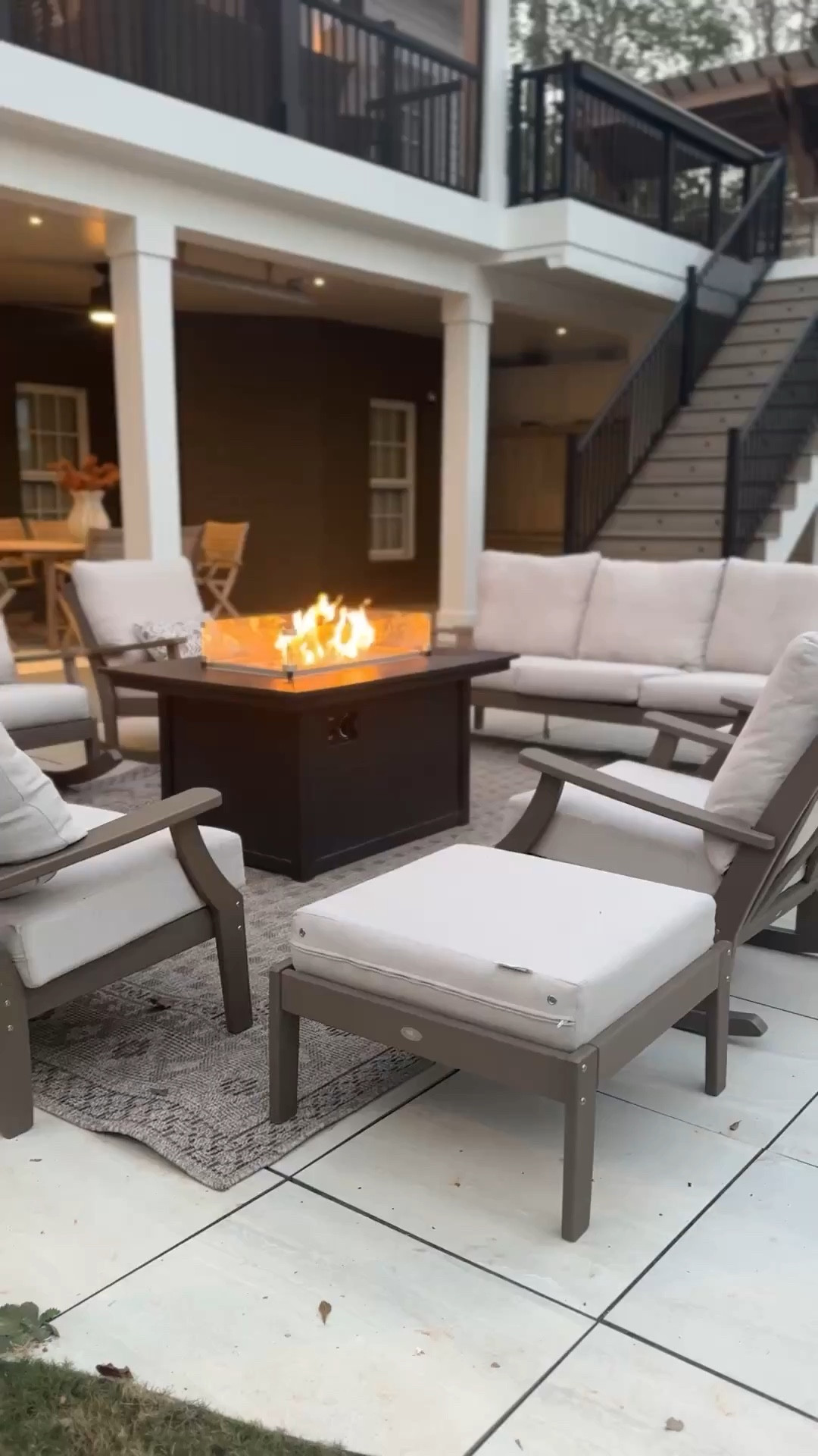 It feels amazing to finally enjoy our outdoor spaces again! We love spending time outside, and our fire pit makes it even cozier. Our POLYWOOD outdoor furniture is 3 years old and still looks brand new — the quality is unmatched and built to last. You can find it at Lowe’s. The Chris Loves Julia x Loloi outdoor rug adds the perfect touch, grounding the space and tying everything together beautifully.

#OutdoorLiving #OutdoorDecor #BackyardInspo #POLYWOOD #LoloiRug #ChrisLovesJulia #FirePitSeason #PatioDecor #OutdoorFurniture #LTKHome #LTKOutdoor #Lowes

#LTKFamily #LTKHome #LTKKids