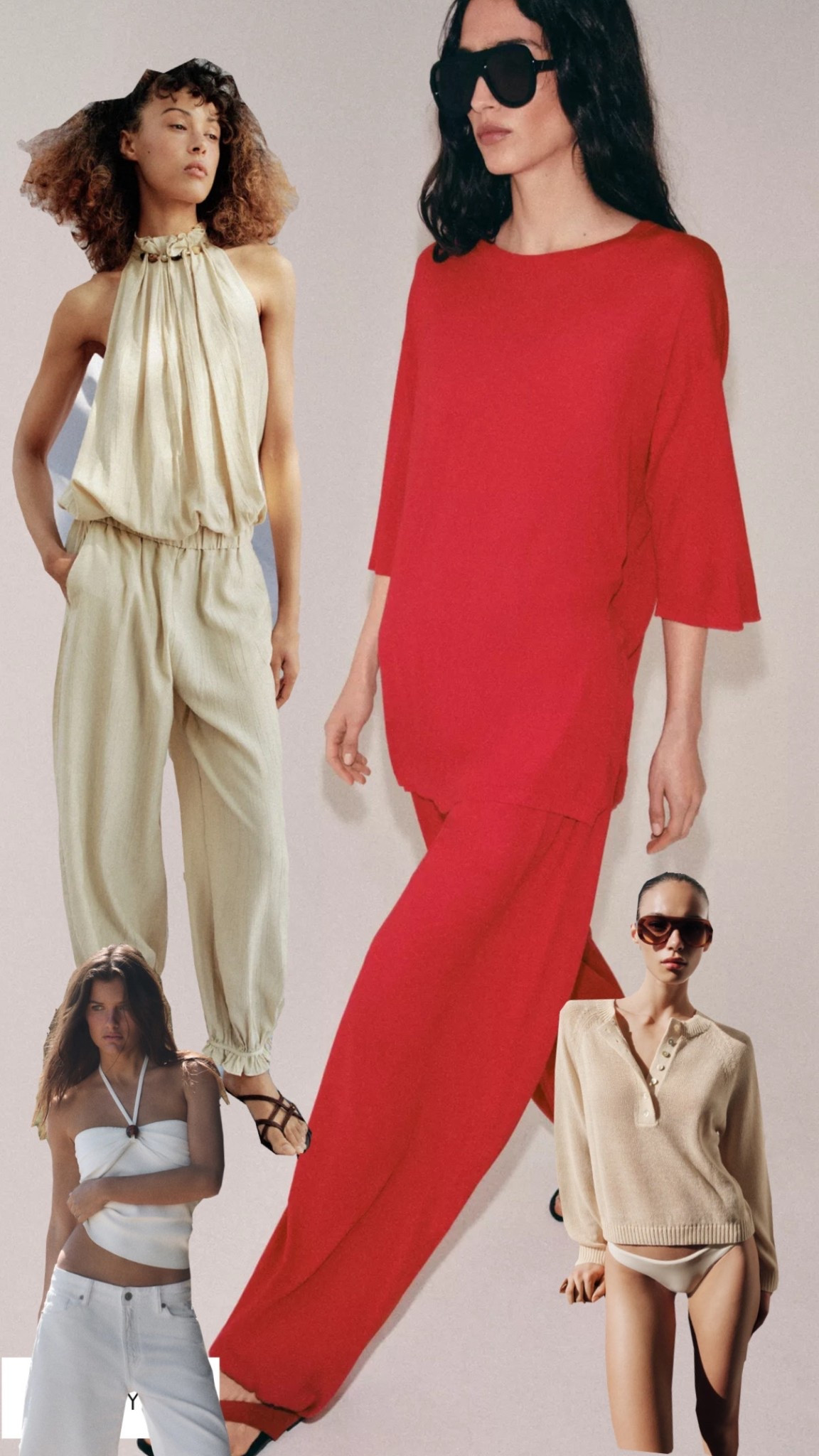 Latest Zara order. I have a slight obsession with balloon trousers as a matching set and this red one in particular adds colour and drama to my closet! Love the knits, denim shorts and sets 

#LTKsummer #LTKspring #LTKuk