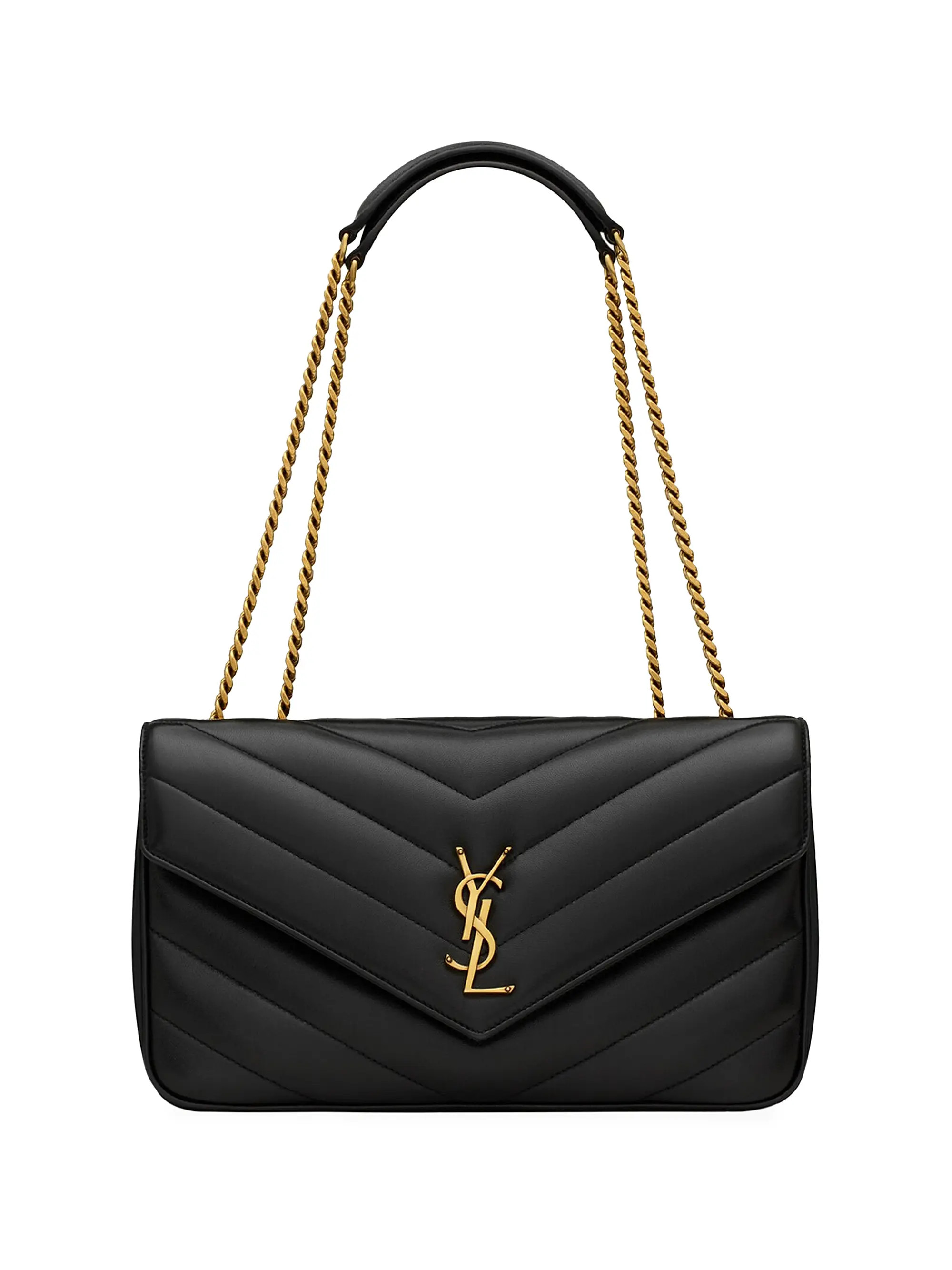 Loulou Medium Shoulder Bag in Lambskin Leather | Saks Fifth Avenue