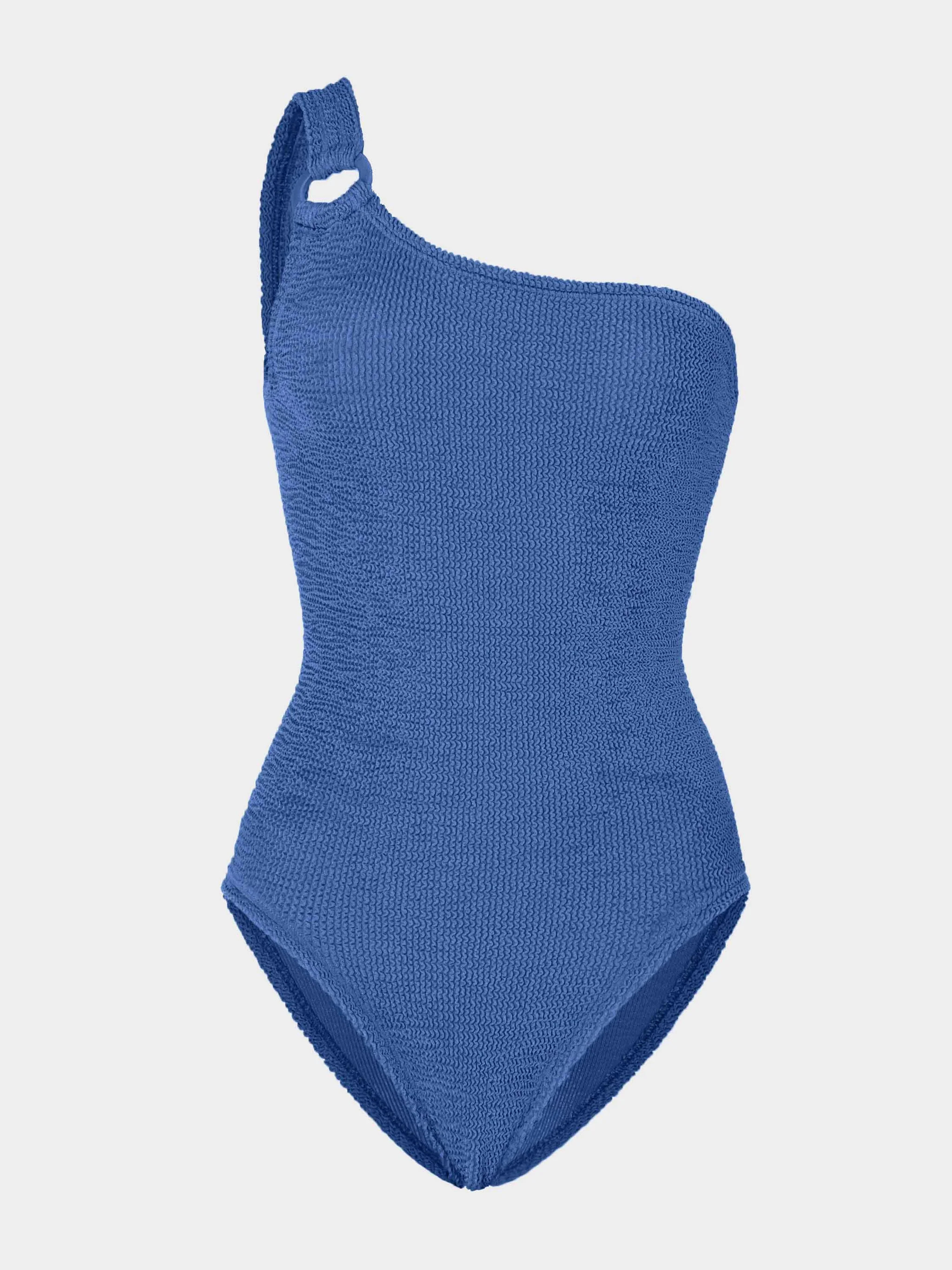 Coverage Nina Swim - Metallic Denim | HUNZA G