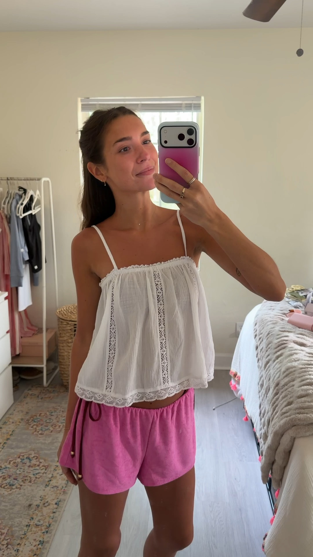 Beach day outfit from Aerie 💗 wearing an xs in both!!!