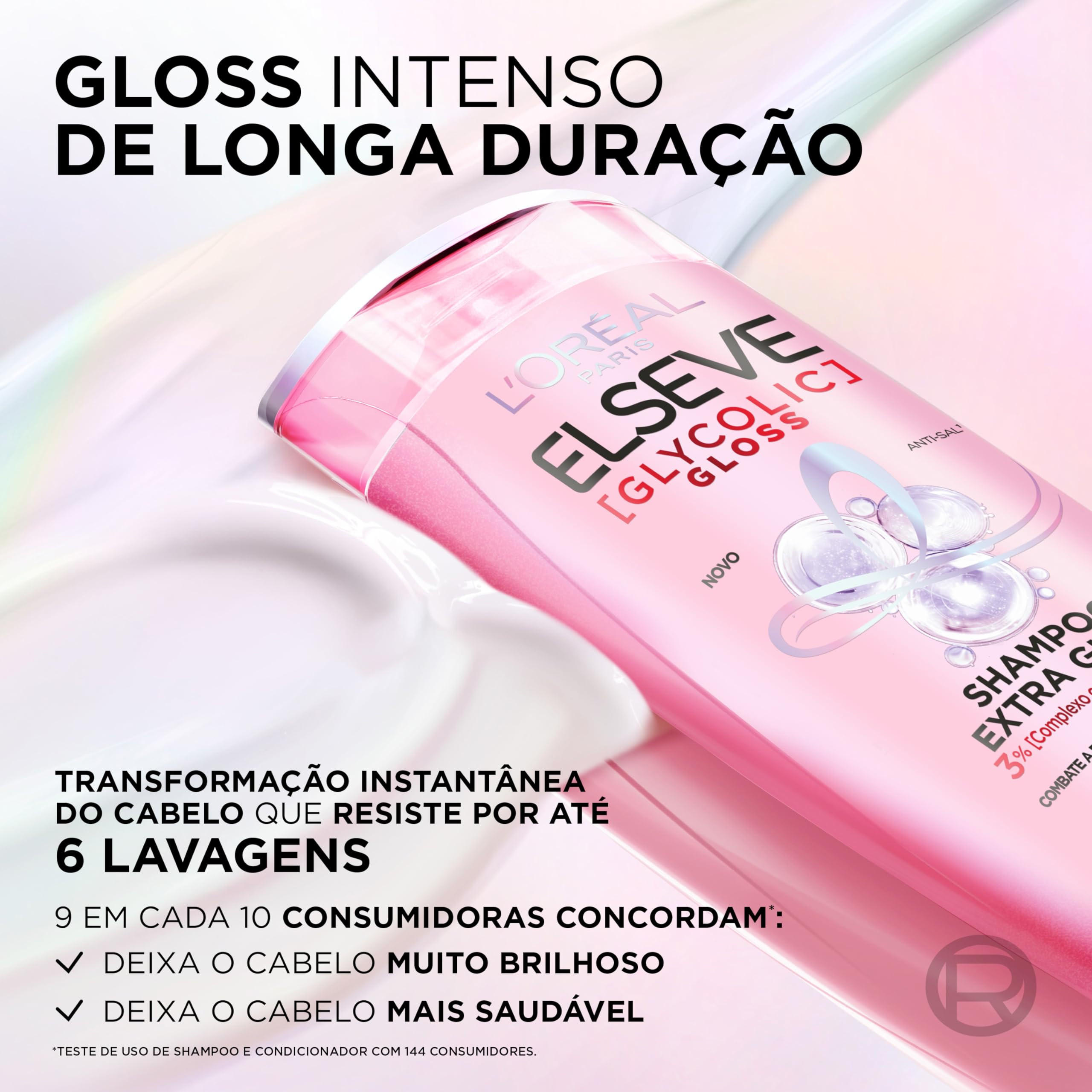 Shampoo L'Oréal Paris Elseve Glycolic Gloss 400ML | Amazon (BR)