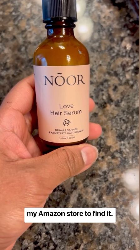 💚 LOVE Hair Serum from 💚Noor 

✅ FDA-Registered R&D Lab
✅ Highest Quality Ingredients
✅ Rejuvenates Hair Damage
✅ Supports Hair Growth
✅ Repairs Damaged Hair Tissue
✅ Strengthens Follicles
✅ Formulas Backed By Science
✅ Clean, Clinically-Supported Ingredients (Aloe Vera, Argan Oil, Tocopheryl Acetate, Dimethicone, Silicon

When you have curly hair, you know how hair growth struggles are real—tired of trying every Hair loss treatment? Tangles, Breakage, Lack of Shine, Frizz, Thinning, Splits, Heat trap...you name it....the battle with my hair is real, even though you don't know what I have to go through behind the scenes! Right? You know, girl.....!!!!
.
💚 HOW TO USE? 💚 
Shake well before each use. Use on wet or dry hair. Apply serum to the scalp and massage with fingertips. For best results, apply two (2) to four (4) drops to the affected area daily or add as needed. For best results, it is recommended to use consistently for a minimum of six (6) to eight (8) weeks.  

#LTKbeauty #LTKVideo #LTKparties