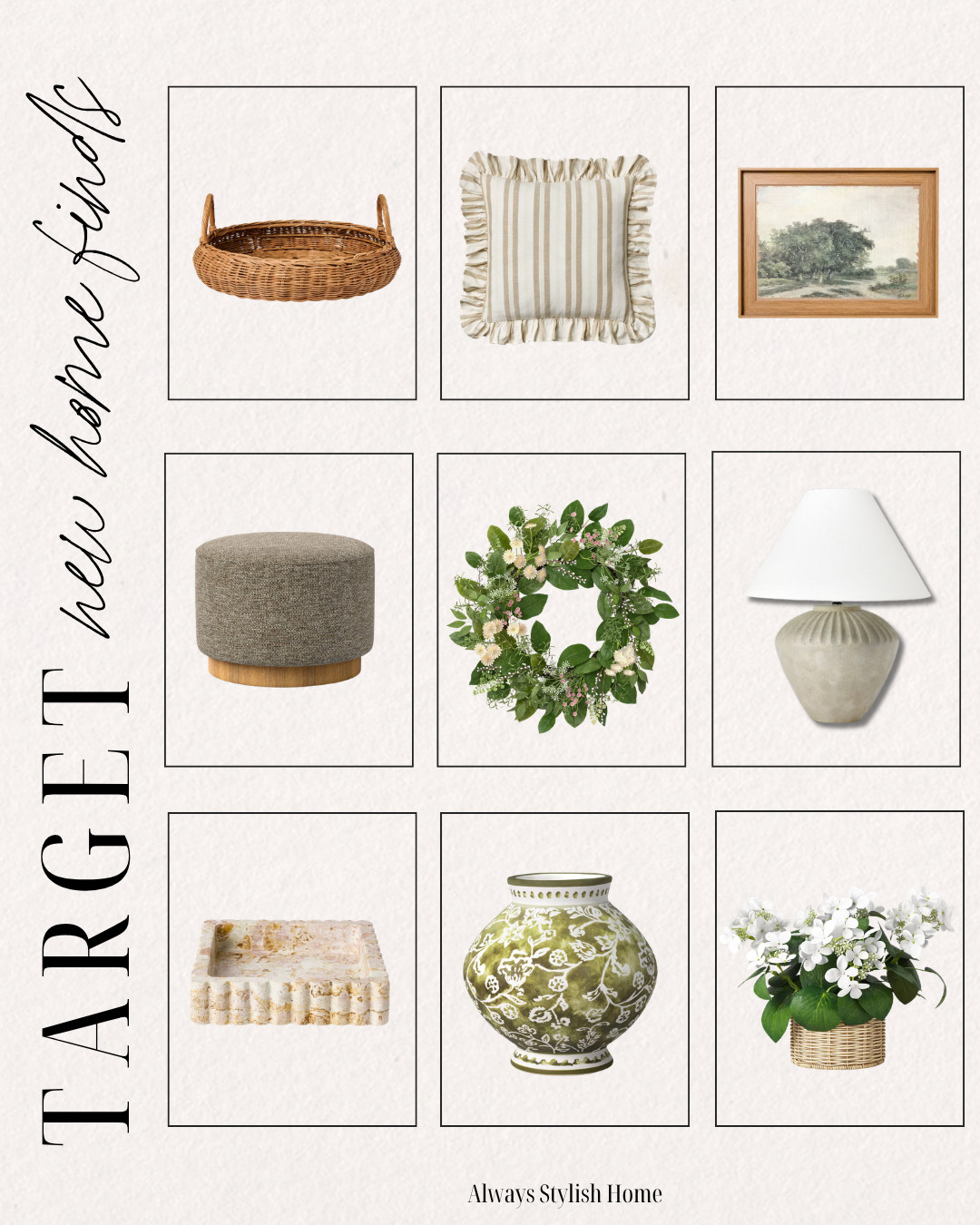 Target spring home finds to refresh your space for the season. Think light, airy decor, soft neutrals, and functional pieces that make your home feel fresh and cozy for spring. From decorative accents to everyday essentials, these Target home finds are affordable and easy to style. Target home upgrades for less. #targethome #targethomefinds #springhomedecor #targetstyle #neutralhomedecor #affordablehomedecor #homerefresh #springhomeinspo  

 #LTKSeasonal #LTKHome #LTKSaleAlert