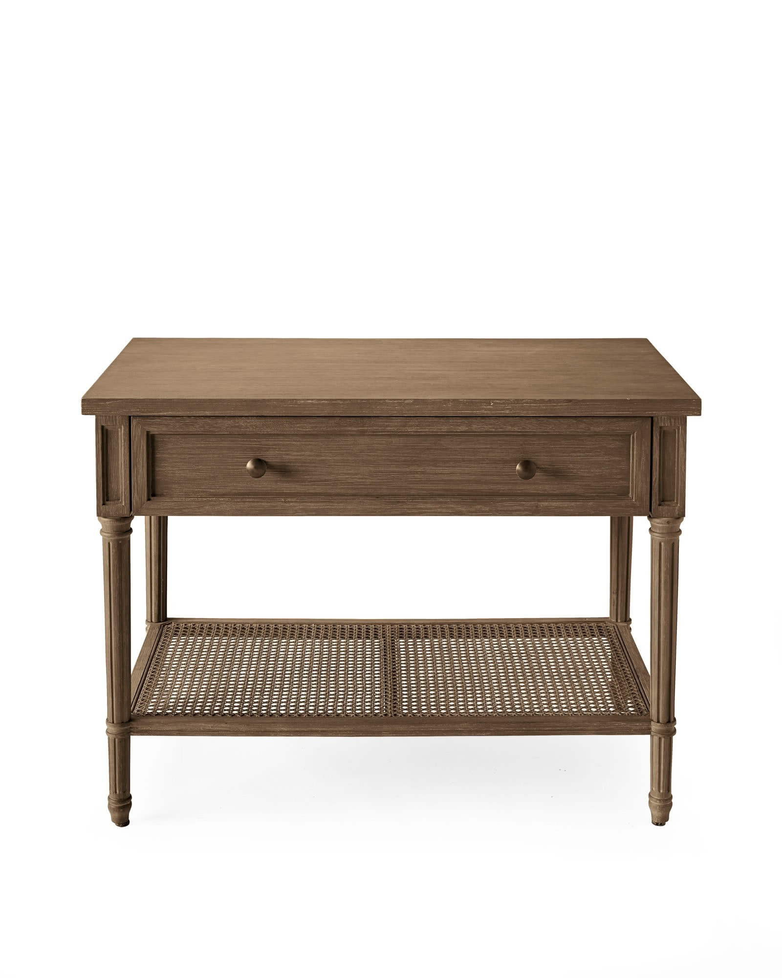 Harbour Cane Wide Nightstand | Serena and Lily