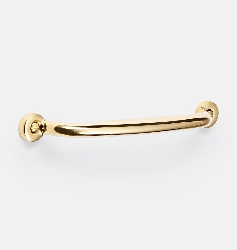 Massey Drawer Pull, 6"" - Unlacquered Brass | Rejuvenation