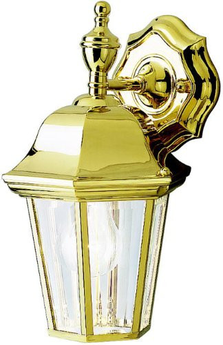 Kichler 9409PB Grove Mill Outdoor Wall 1-Light, Polished Brass | Amazon (US)