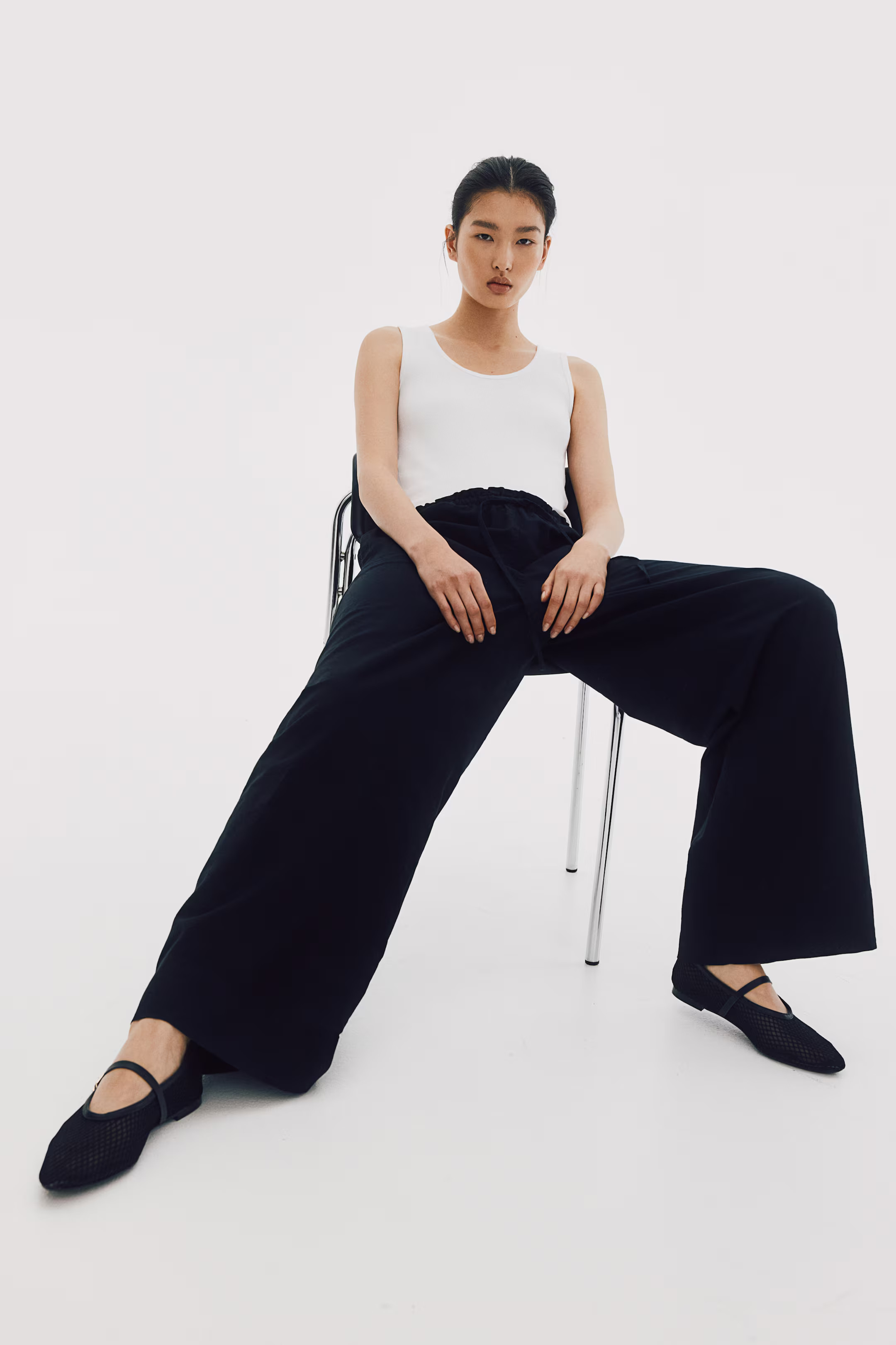 Wide-leg Linen-blend Pants | H&M (US + CA)