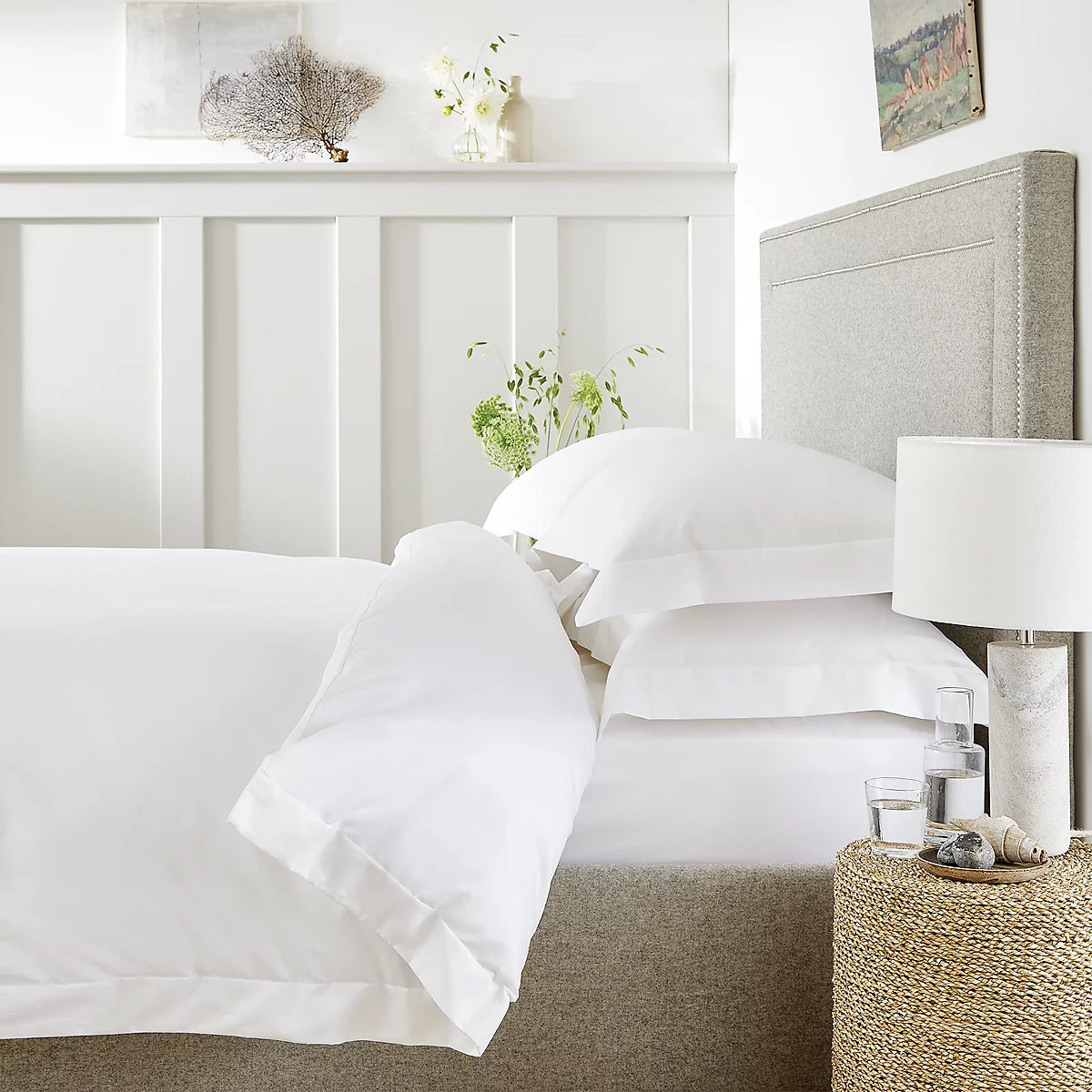 The White Company 800 Thread Count Supima Cotton Duvet Cover | The White Company UK & ROW
