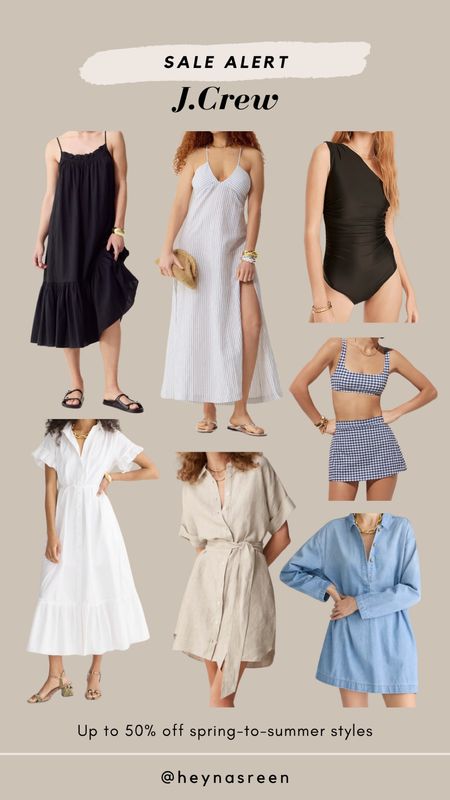 J.Crew is having a great deal right now - up to 50% off spring-to-summer styles! I love these pieces for warm weather.

#LTKstyletip #LTKsalealert #LTKSeasonal