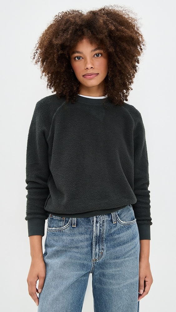 The Ziggy Inside Out Fleece Crew | Shopbop