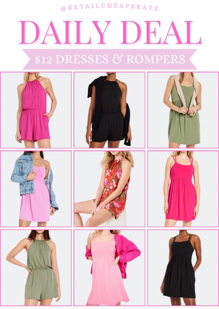 $12 dresses & rompers - today only!

#LTKstyletip #LTKfindsunder50 #LTKsalealert