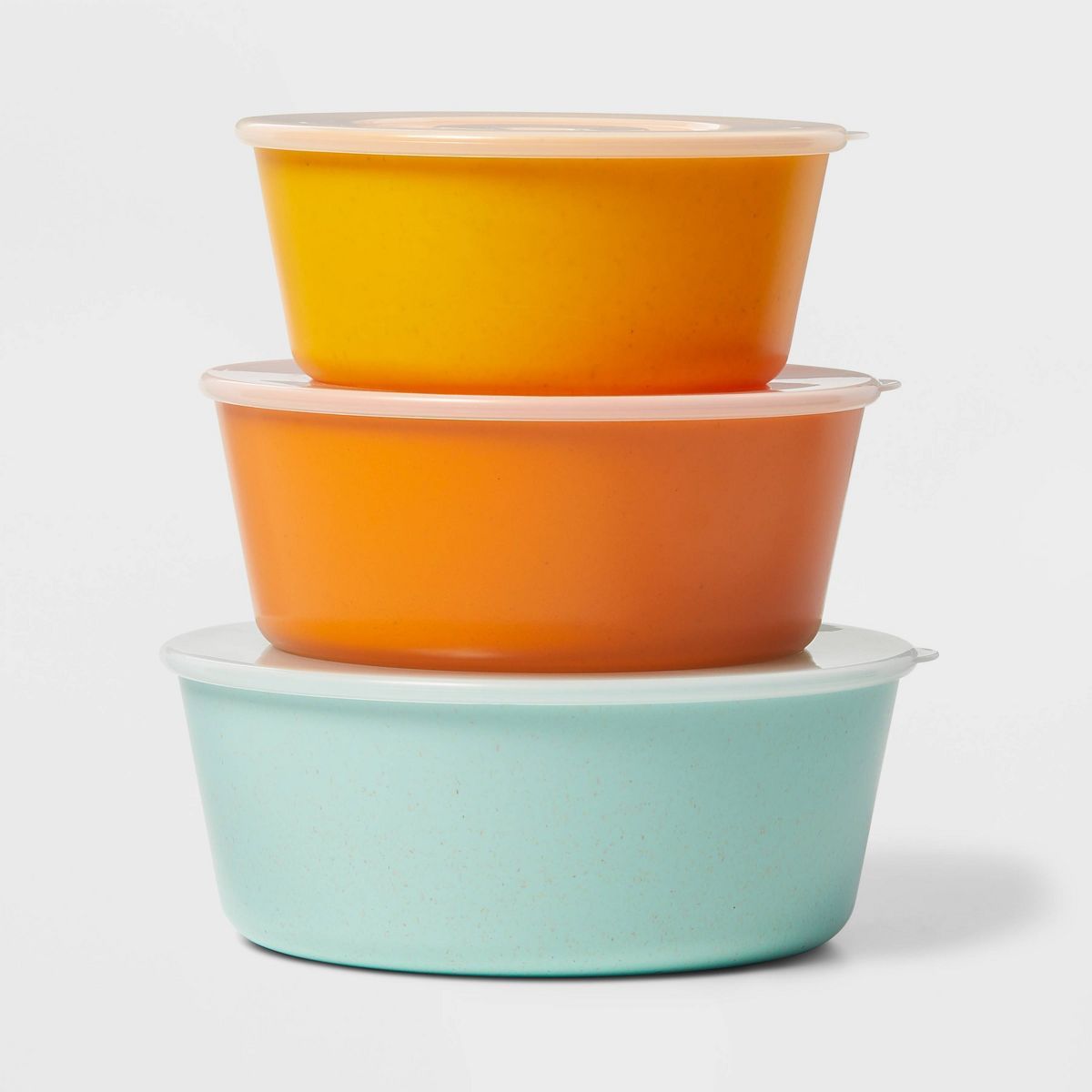 3pc Bamboo and Melamine Food Storage Container Set - Sun Squad™ | Target