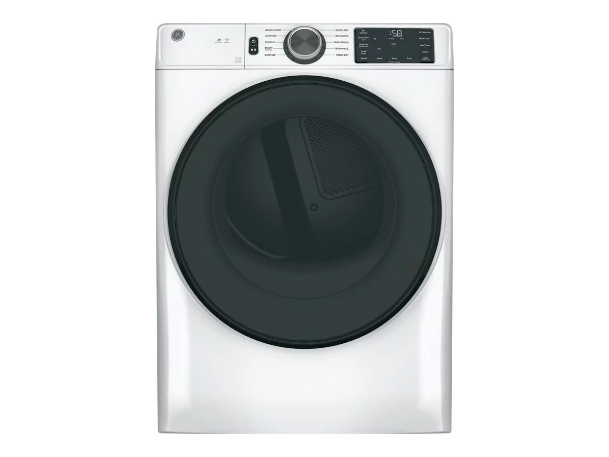 GE GFD55ESSNWW 7.8 Cu. Ft. White Electric Smart Dryer - Walmart.com | Walmart (US)