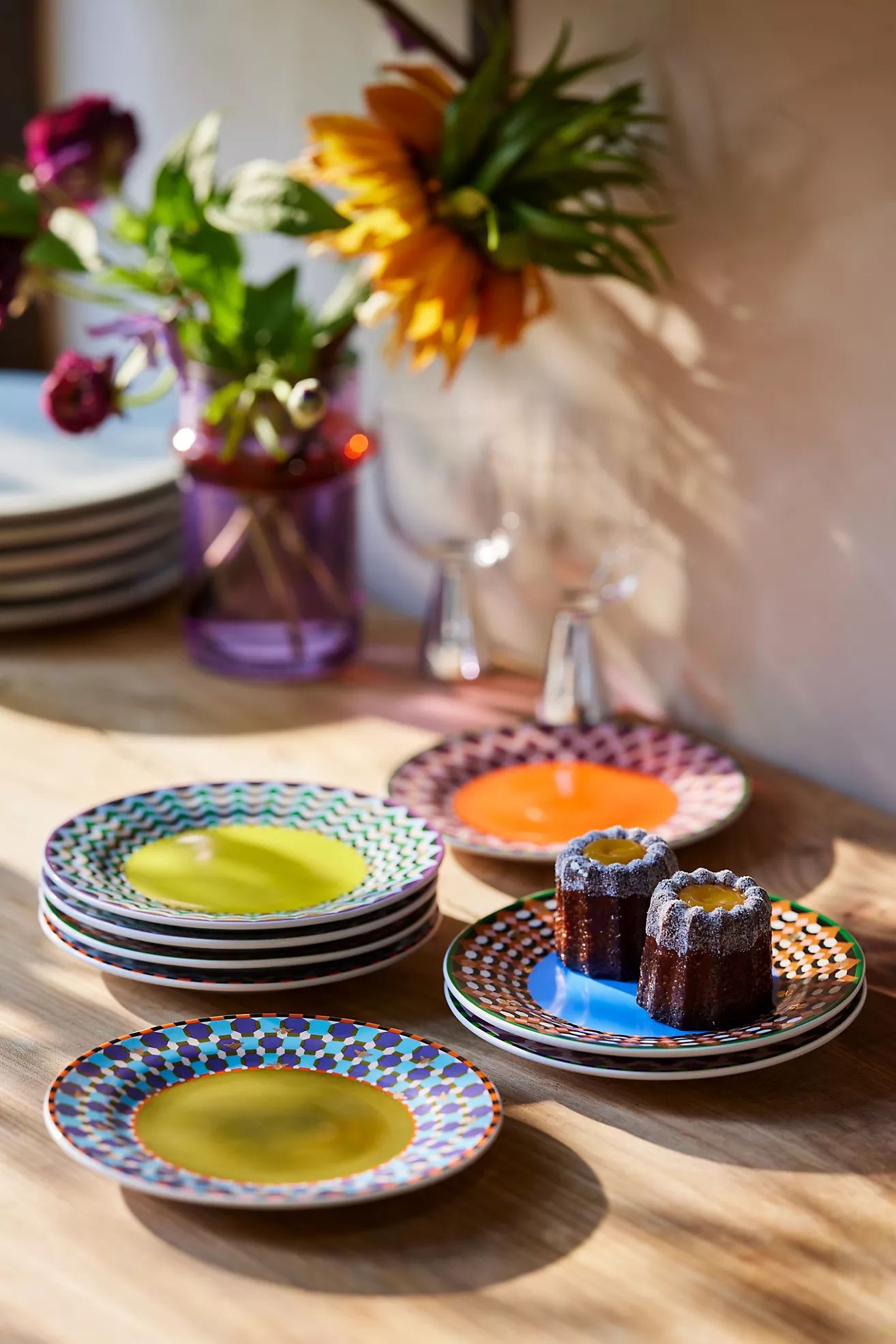 Parker Canapé Plates, Set of 4 | Anthropologie (US)