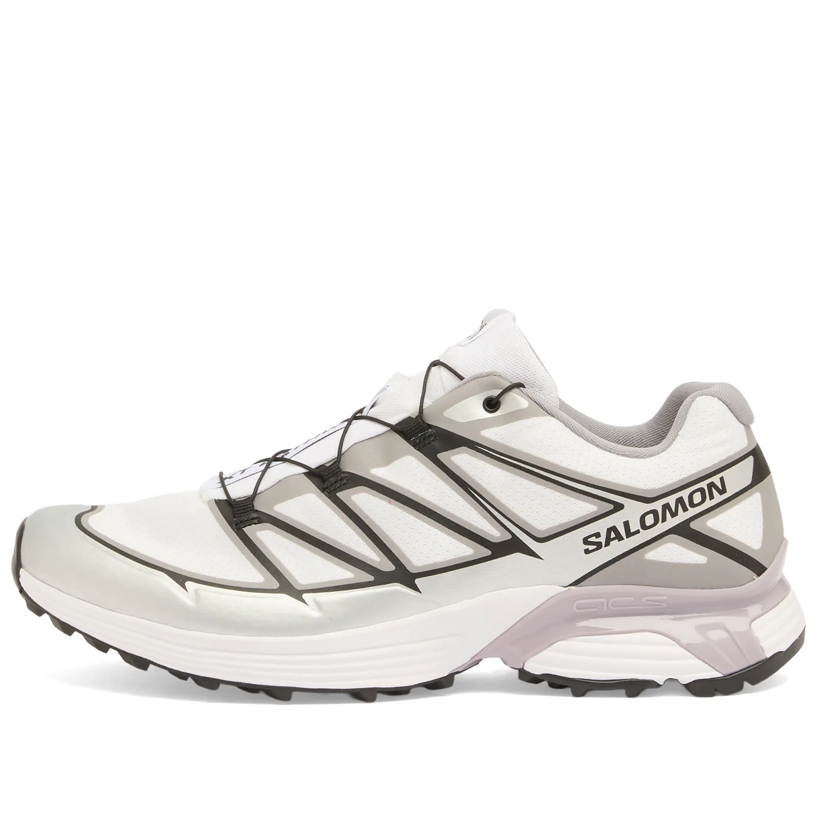 Salomon Men's XT-PATHWAY 2 Sneaker in White/Silver/Nirvana, Size UK 11 | END. Clothing