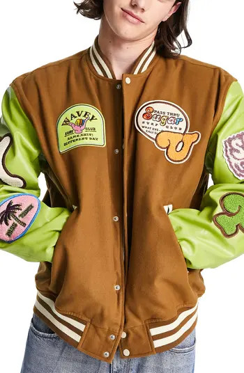 Oversize Varsity Bomber Jacket | Nordstrom