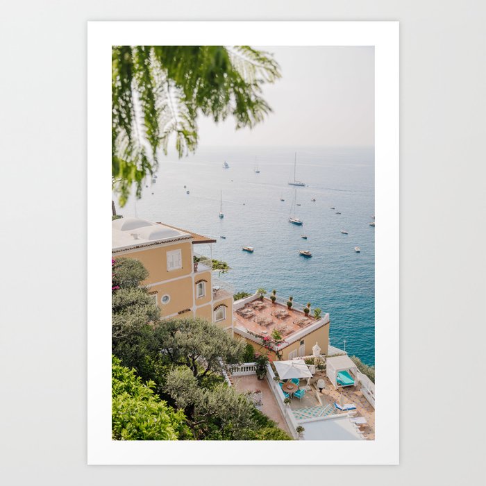 Positano, Amalfi coast, Italy Art Print | Society6