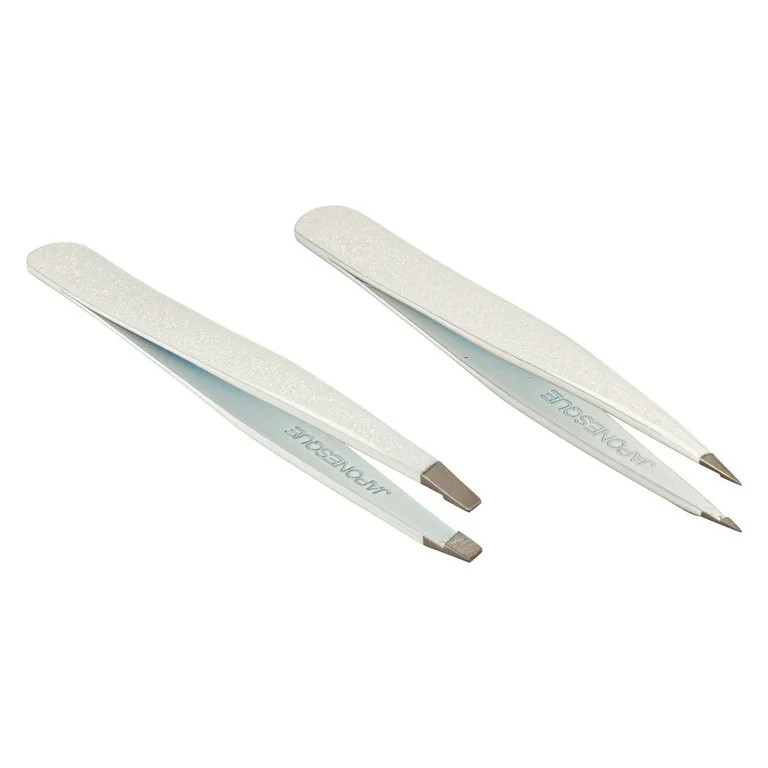 Japonesque Slant & Point Stainless Steel Tweezers Natural Shimmer | Walmart (US)