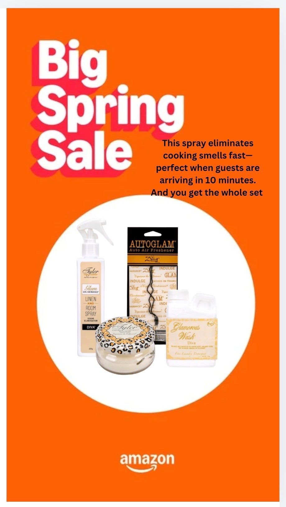 This spray eliminates cooking smells fast—perfect when guests are arriving in 10 minutes.

#LTKSaleAlert #LTKselfcare #LTKHome