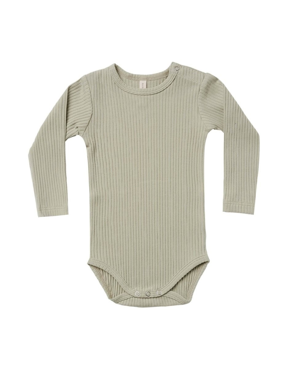Ribbed Onesie | Sage | Bohemian Mama