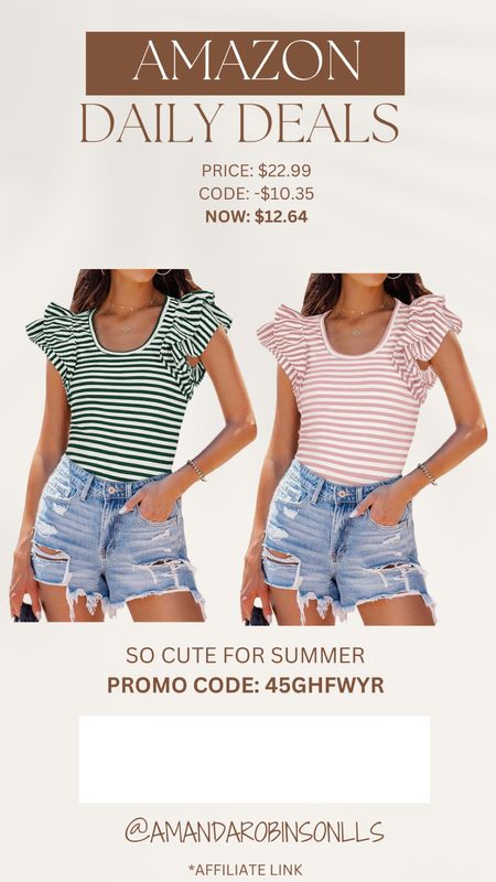 Amazon Daily Deals
Flutter sleeve summer shirt 

#LTKSaleAlert #LTKFindsUnder50