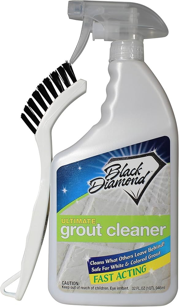 Black Diamond Stoneworks Ultimate Grout Cleaner for Tile Floors Blasts Away Years of Dirt and Gri... | Amazon (US)