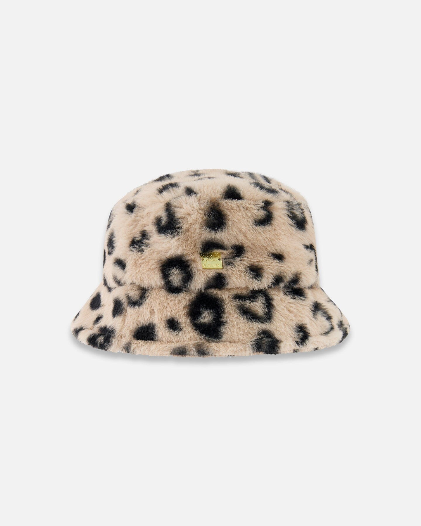 Printed Fake Fur Bucket Hat - Deux par Deux | Deux par Deux Childrens Designer Clothing