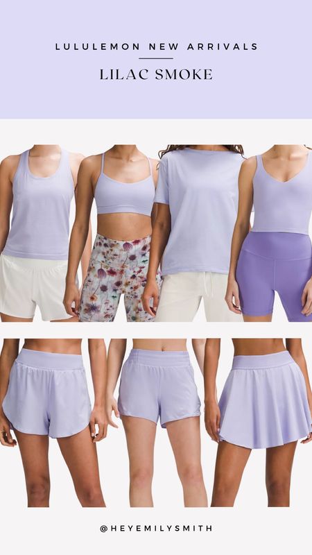 Lululemon new arrivals in lilac smoke 

#LTKunder100 #LTKFind #LTKFitness