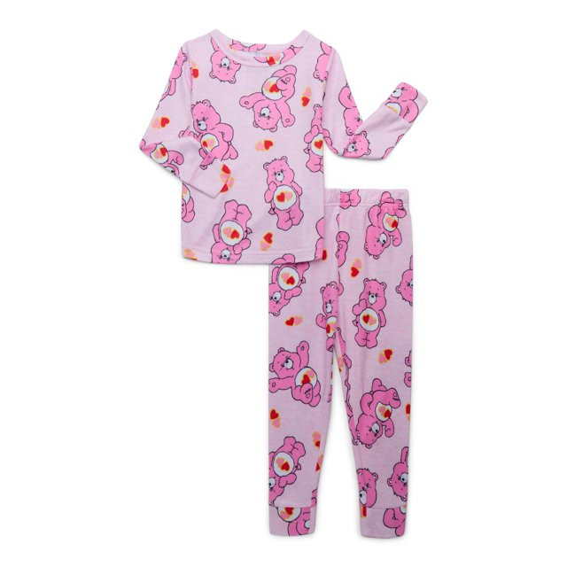 Character Toddler Unisex Valentine's Day Pajama Set, 2-Piece, Sizes 12M-5T | Walmart (US)