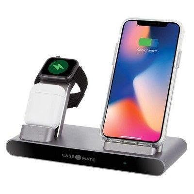 Case-Mate Power Pad Pro 3-in-1 Wireless Charger, Qi Certified - Black | Target