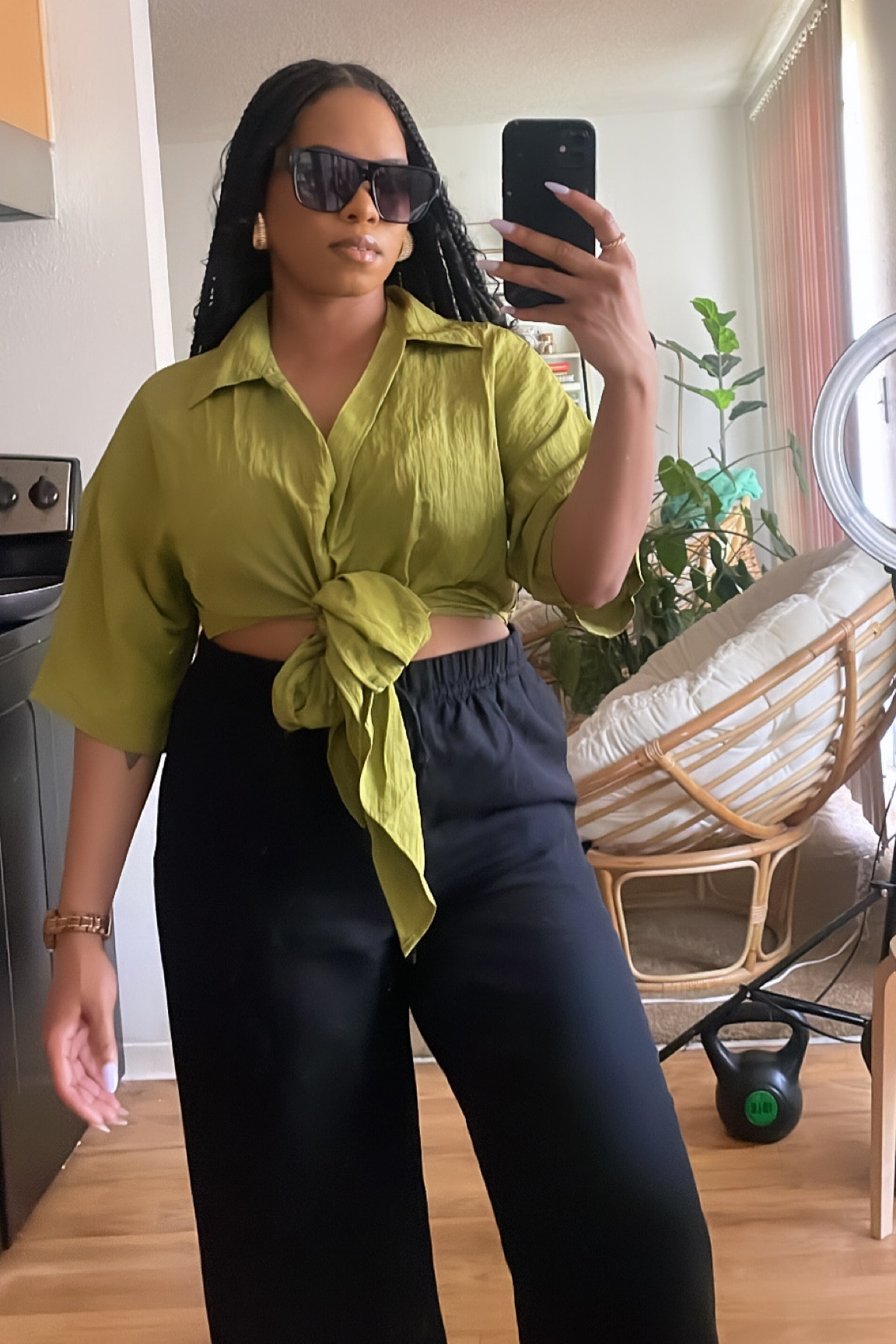 H&M shirt, H&M pants, linen, linen pants, blouse, spring fashion, summer fashion