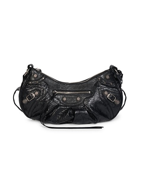 Le Cagole Leather Shoulder Bag | Saks Fifth Avenue