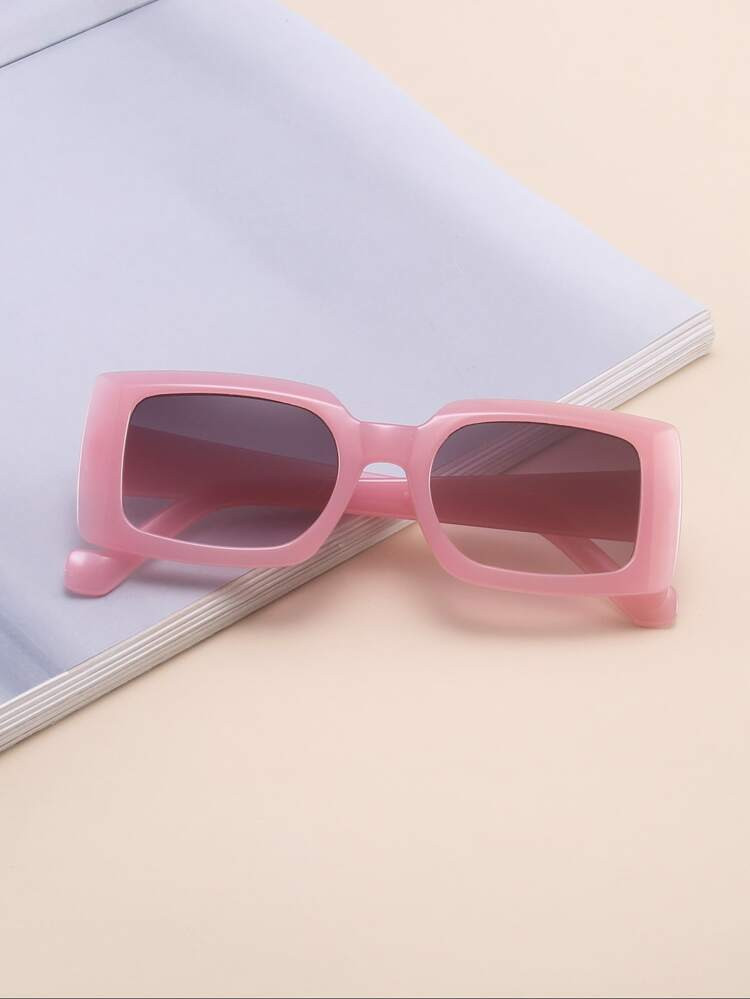 Acrylic Frame Tinted Lens Sunglasses | SHEIN