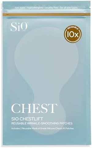 SiO Beauty ChestLift - Wrinkle-Smoothing, Medical-Grade Silicone Patches for Chest Fine Lines - R... | Amazon (US)