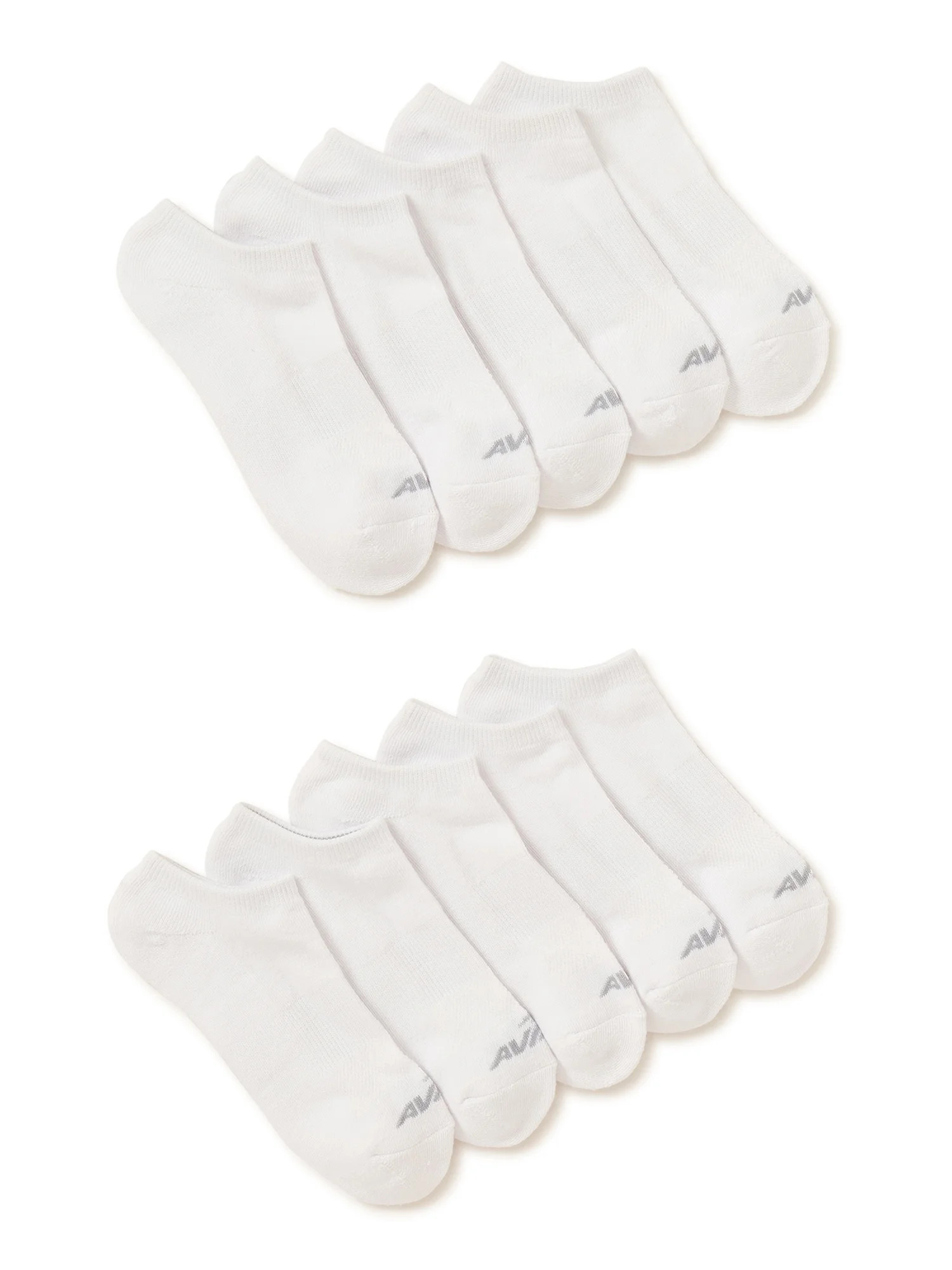Avia Women's Performance Cushioned No Show Socks, Stocking Stuffers, 10-Pack | Walmart (US)