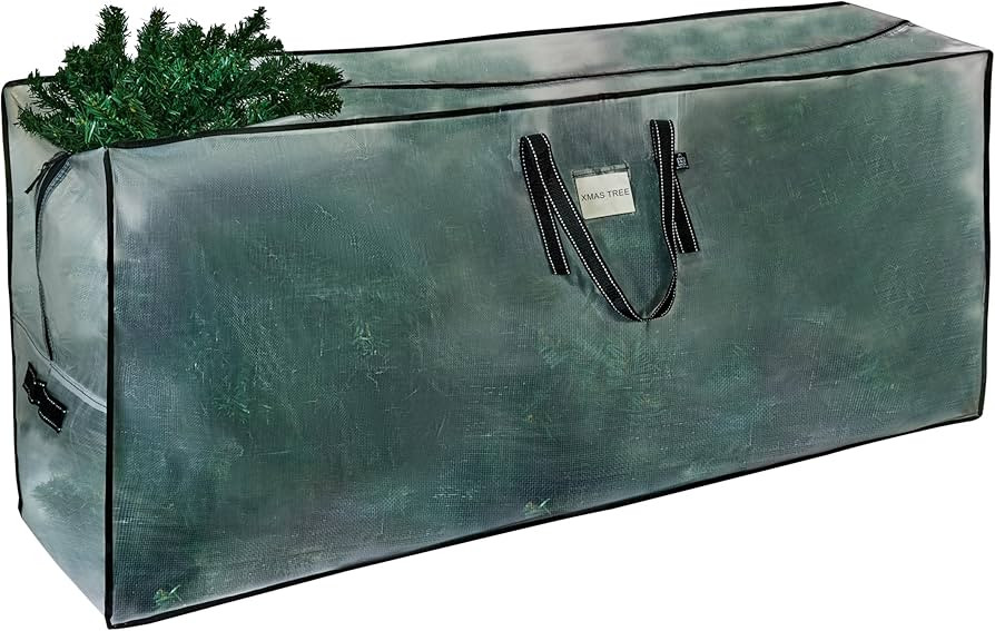 VENO Clear Christmas Tree Storage Bag - Fits 9 Ft Artificial Trees, Heavy Duty Large Bags with Zi... | Amazon (US)